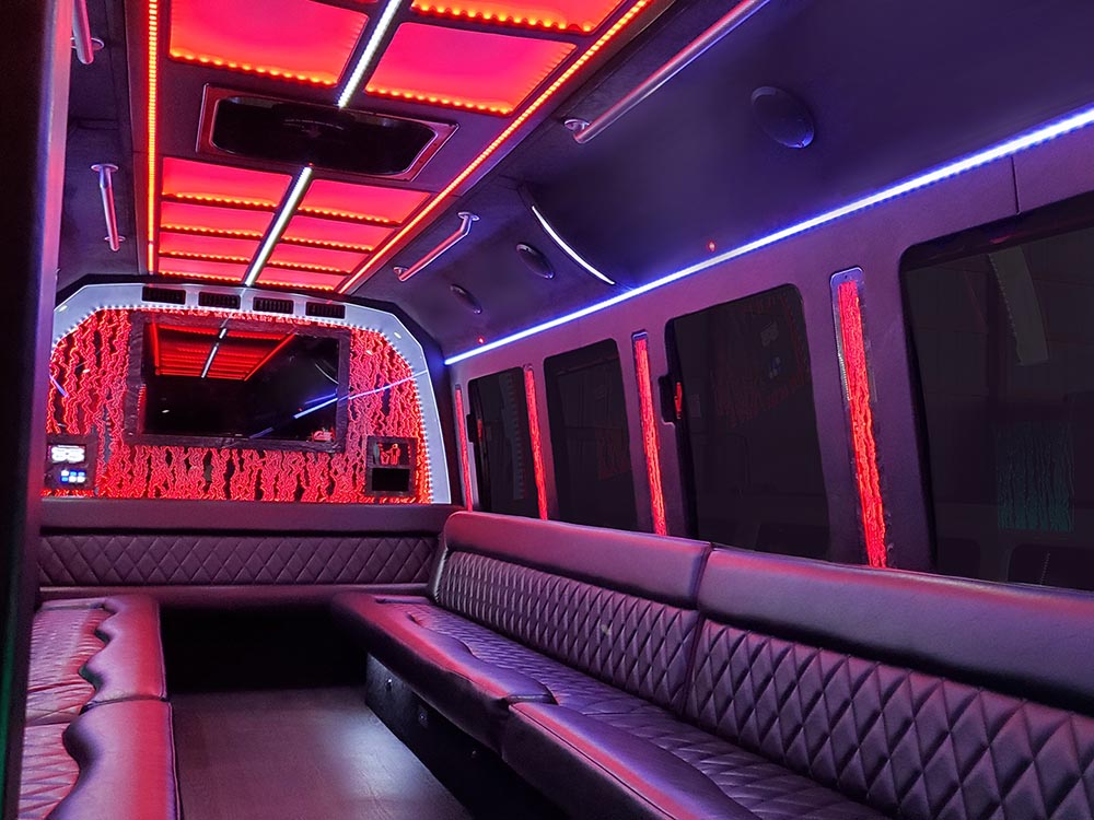 30 Passenger Party Bus - View 2