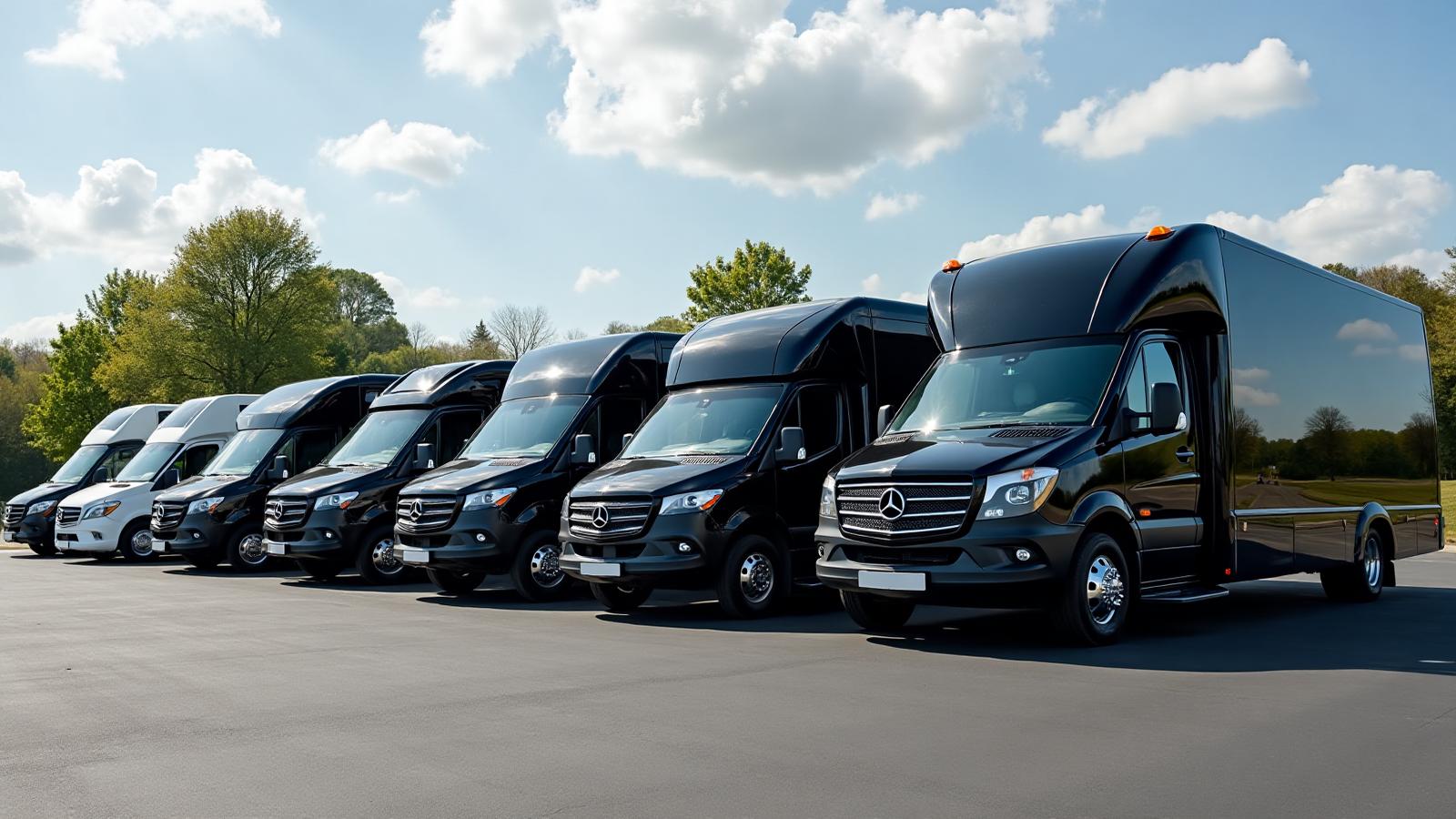 Pitt Party Bus fleet - Professional party bus services in Pittsburgh