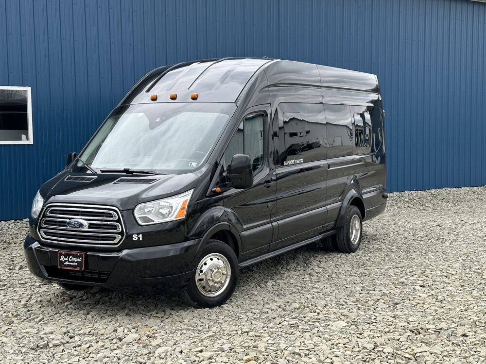 Mini party bus exterior - 12 passenger capacity