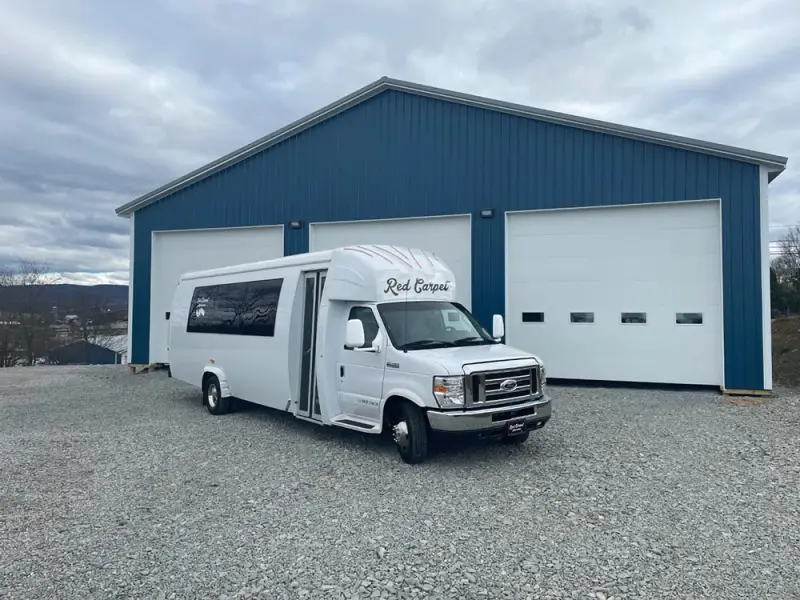 22 Passenger Party Bus exterior view - Pittsburgh party bus rental