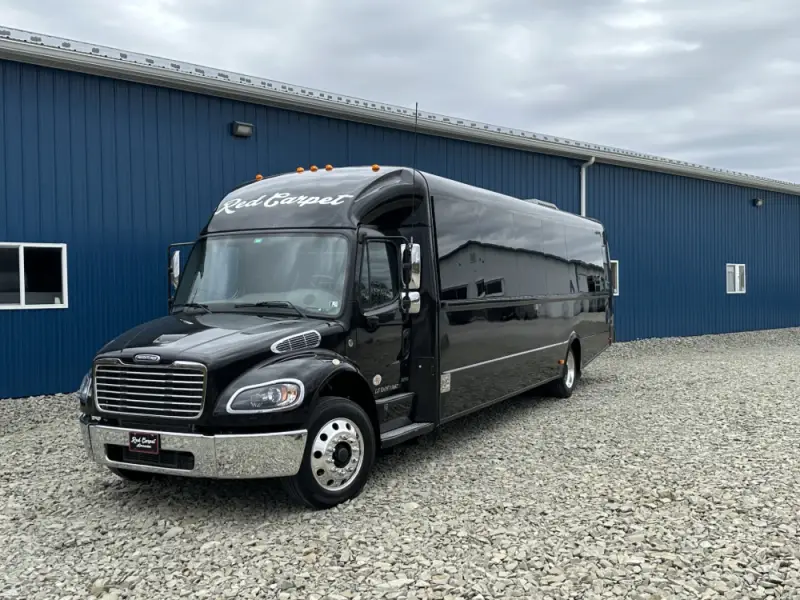 24 Passenger Party Bus exterior view - Pittsburgh party bus rental